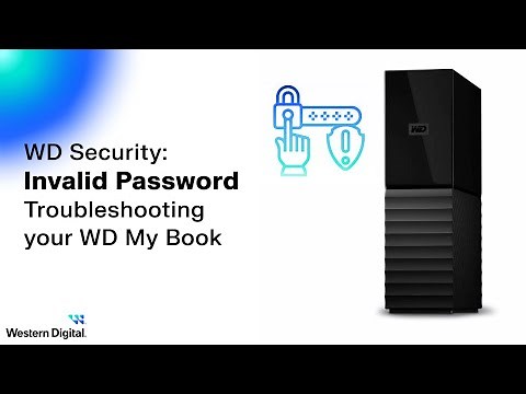 "Invalid Password" Message or Password Forgotten on WD My Book | Western Digital Support