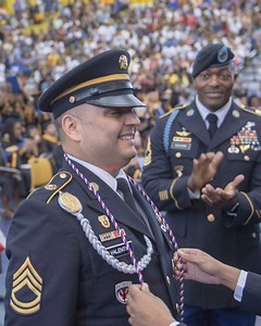 5.6M views · 423 reactions | This Army vet skipped his own college graduation to be there for his daughter's graduation. He even gave her her First Salute during the Army commissioning ceremony.  | Poughkeepsie Journal | Facebook