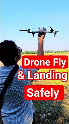 How to Fly & Land Your Drone Safely #drone