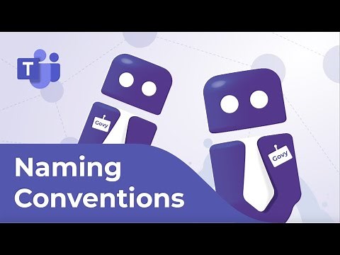 Naming Conventions for Teams with Teams Manager