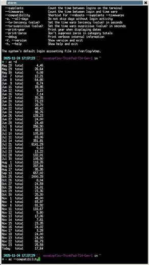 The `ac` Command for #Linux #UNIX