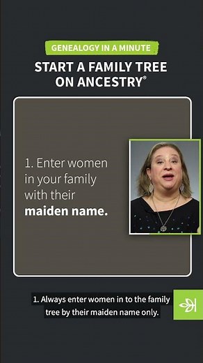 How to Start Your Family Tree w. Crista Cowan | Genealogy In a Minute | Ancestry #Shorts