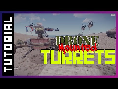 🟢 DRONE TURRETS Plugin Tutorial | ®️ Rust Admin Academy Tutorial 2021| Yep, Remote Flying Turrets !!