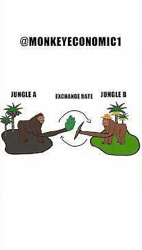 Exchange Rates Explained with Bananas #finance #bananaeconomics