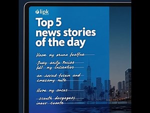 Top 5 News Stories You NEED to Know Today!