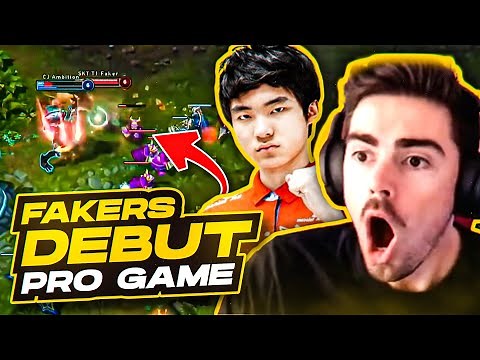 The Day FAKER took over League of Legends *FIRST PRO GAME*