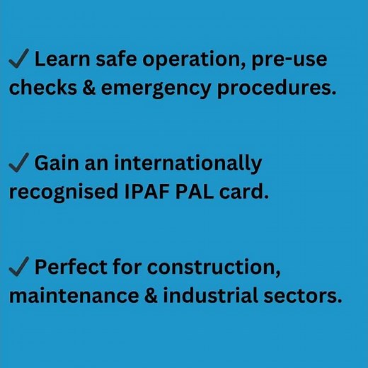 Course Spotlight Part 1: IPAF 3A & 3B #mewptraining #MEWPTraining #IPAFCertified #WorkAtHeight