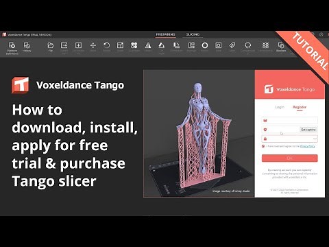 How to download, install, apply for trial and purchase Tango slicer
