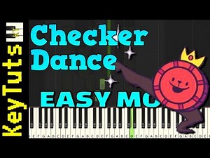 Checker Dance from Deltarune - Easy Mode [Piano Tutorial] (Synthesia)