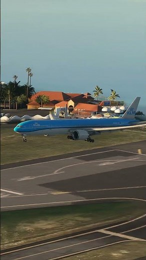 MSFS2020 | KLM Boeing 777 Epic Landing at St. Maarten (TNCM) | Realistic Approach