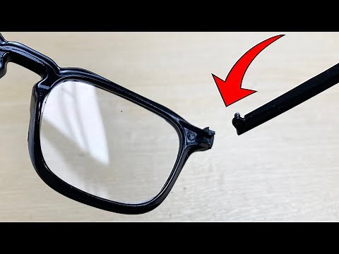 Easy Way To Repair Broken Plastic Eyeglasses Frames That Not Many People Know
