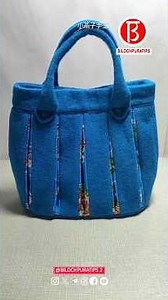 Make a patchwork tote bag Sewing Tutorial Full Video