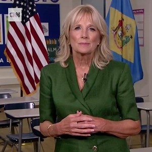 137K views · 3.7K reactions | From a classroom where Jill Biden once taught English, the former second lady said in her Democratic National Convention speech that her husband, Joe Biden, could heal a struggling nation. "How do you make a broken family whole? The same way you make a nation whole — with love and understanding." https://cnn.it/3g4dm9y | CNN | Facebook