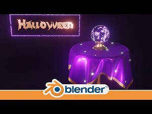 Making a Magic Crystal Ball in Blender 2.93 - Halloween 2021