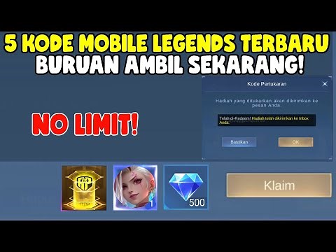 REDEEM SEKARANG! KODE REDEEM MOBILE LEGENDS TERBARU | KODE REDEEM ML HARI INI AGUSTUS 2025