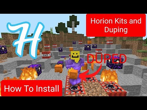 How To Dupe and Get OP Kits with Horion Hacked client MCBE (1.20.30) (EASY)