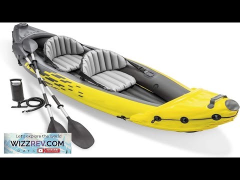 Kayak Inflatable 2 Person Canoe Set Sea Kayak Boat Raft Water Sports Dinghy Rowing Boats