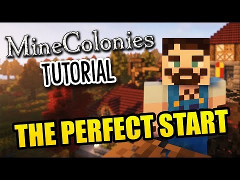 Minecolonies: Guide #1 - THE BEST START LOCATION