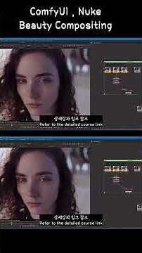 [ComfyUI + Nuke ] Beauty Compositing