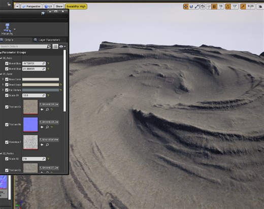 Free Landscape Auto Material for Unreal Engine by rainstory.games