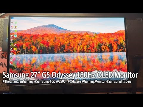 TechTalk: Samsung 27" G5 G50SF Odyssey 180Hz QD-OLED Gaming Monitor Demo & Review LS27FG500SNXZA