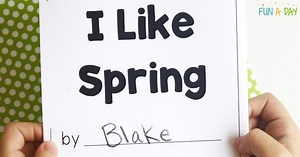 Spring Printable Book for Preschool and Kindergarten