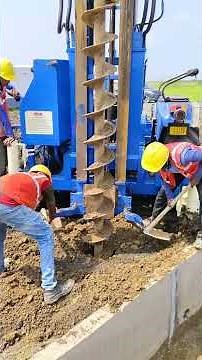 How to drill in soil, How to use earth auger machine, auger for pile, what is auger, earth auger