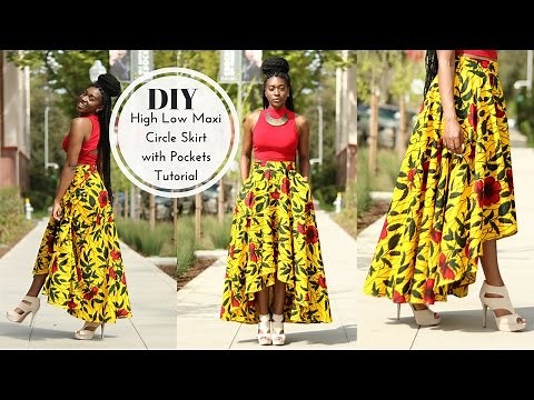 How to | DIY High Low Maxi Circle Skirt Tutorial | Part 1