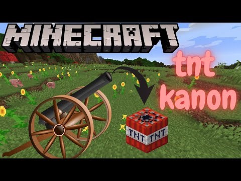 Hoe maak je een tnt kanon in minecraft