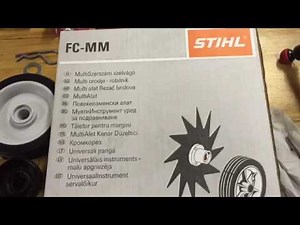 Stihl yardboss edger attachment installation.