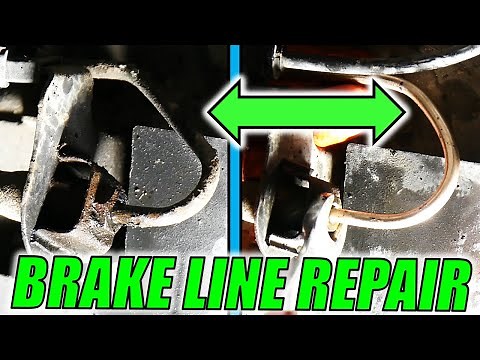 How To REPAIR A Brake Line | Quick and EASY DIY