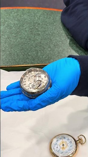 Inspecting Hamilton Watch Company's Serial No. 1 Watch at The National Watch and Clock Museum