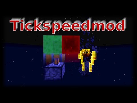 Minecraft in Slowmotion (Tickspeed Mod)