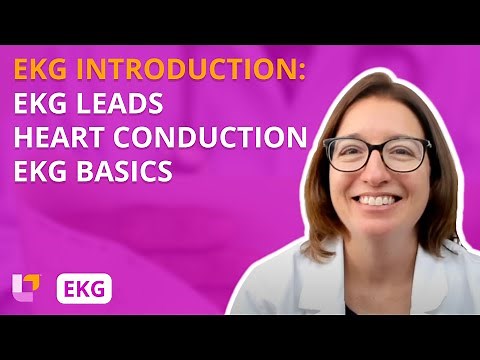 Placement of EKG Leads, Heart Conduction System, EKG Basics - EKG Interpretation | ‪@LevelUpRN‬