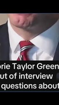 Rep. Marjorie Taylor Greene walks out of interview following questions about her past comments