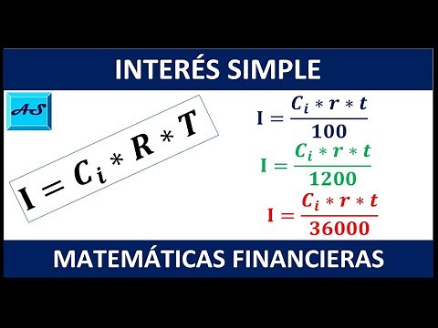 INTERES SIMPLE CON EJEMPLOS RESUELTOS