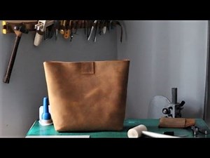 Making a Leather Tote Bag
