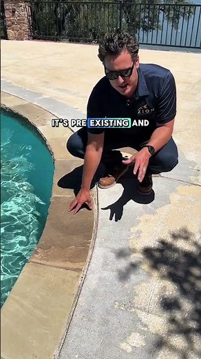 Concrete pool deck resurfacing tip for tapering into coping