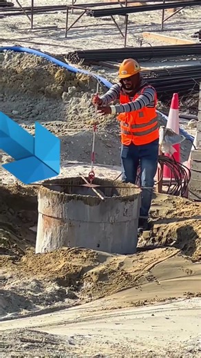 How to Check the pile centre casing location.