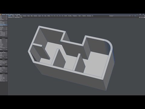 LightWave Model - Floors & Walls