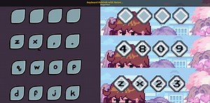 Keyboard Rebinds with Noteskins Mod for Friday Night Funkin' | FNF Mods