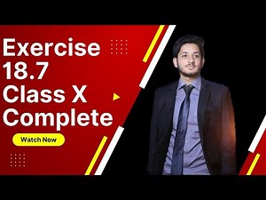 Exercise 18.7 Complete Class 10 #Sindh Board | Class X | Ex 18.7 | Equations | #newmathematicsbook