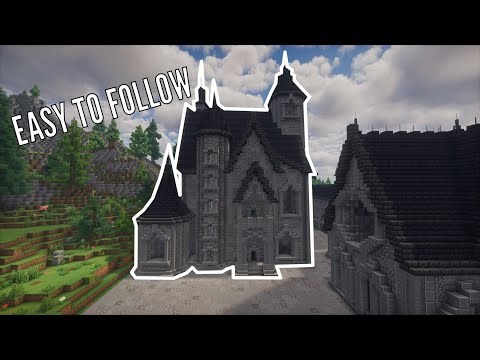 Minecraft Gothic House Tutorial | Gothic Style Minecraft House