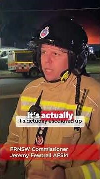 Moment huge fireball destroys Sydney waste facility