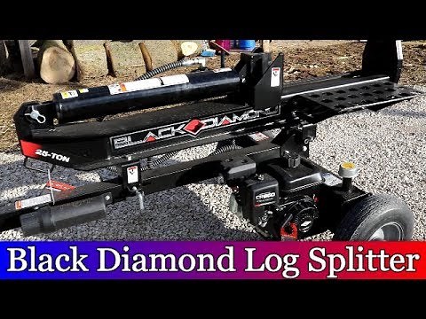 25 Ton Black Diamond Log Splitter