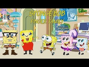 SpongeBob Finger Family | Cartoon Nursery Rhymes & Songs For Children