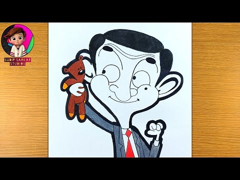 How to Draw Mr.Bean | Drawing Lesson | how to draw mr bean step by step easy