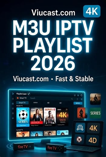 Top Working M3U IPTV Playlists 2026 Stream Live TV