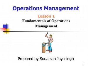 Operations Management - SlideServe