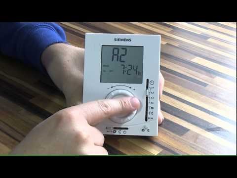 Siemens thermostat operation